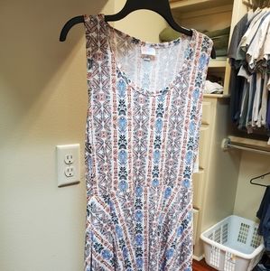 Lularoe niki tank dress size medium